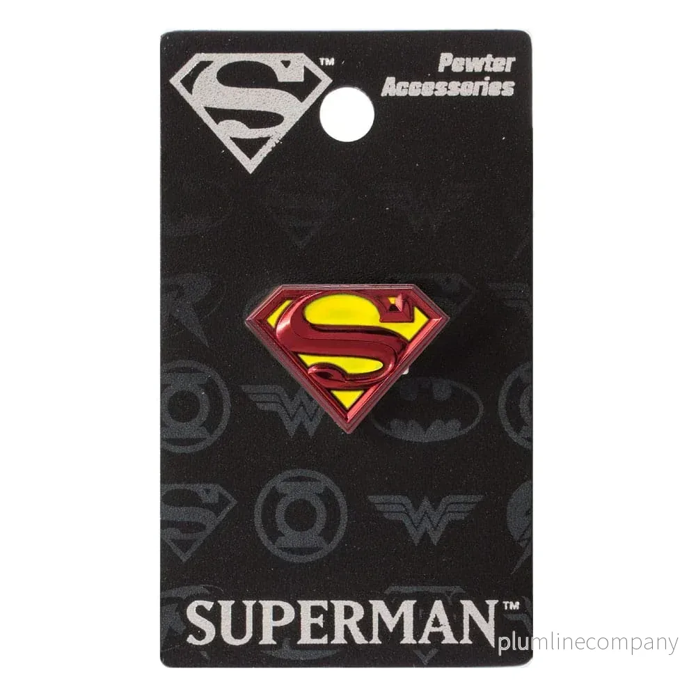 DC Comics Pin Badge Superman Logo i Färgglad Design DC Comics Pin Badge Superman Logo i Färgglad Design