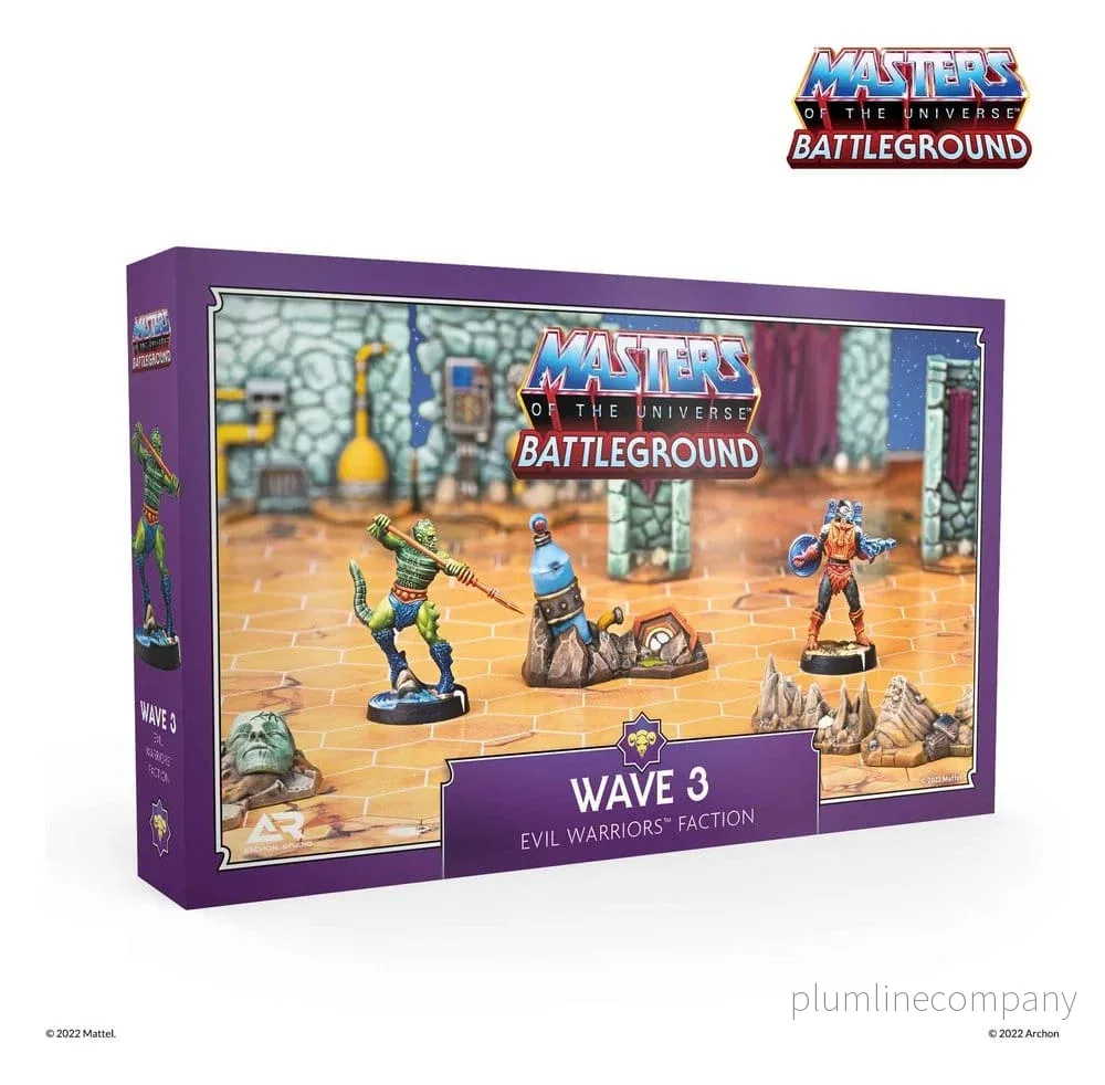 Masters of the Universe: Battleground Miniatyrspel Våg 3: Ondskans Krigare Fraktion *Engelsk Version* Masters of the Universe: Battleground Miniatyrspel Våg 3: Ondskans Krigare Fraktion *Engelsk Version*