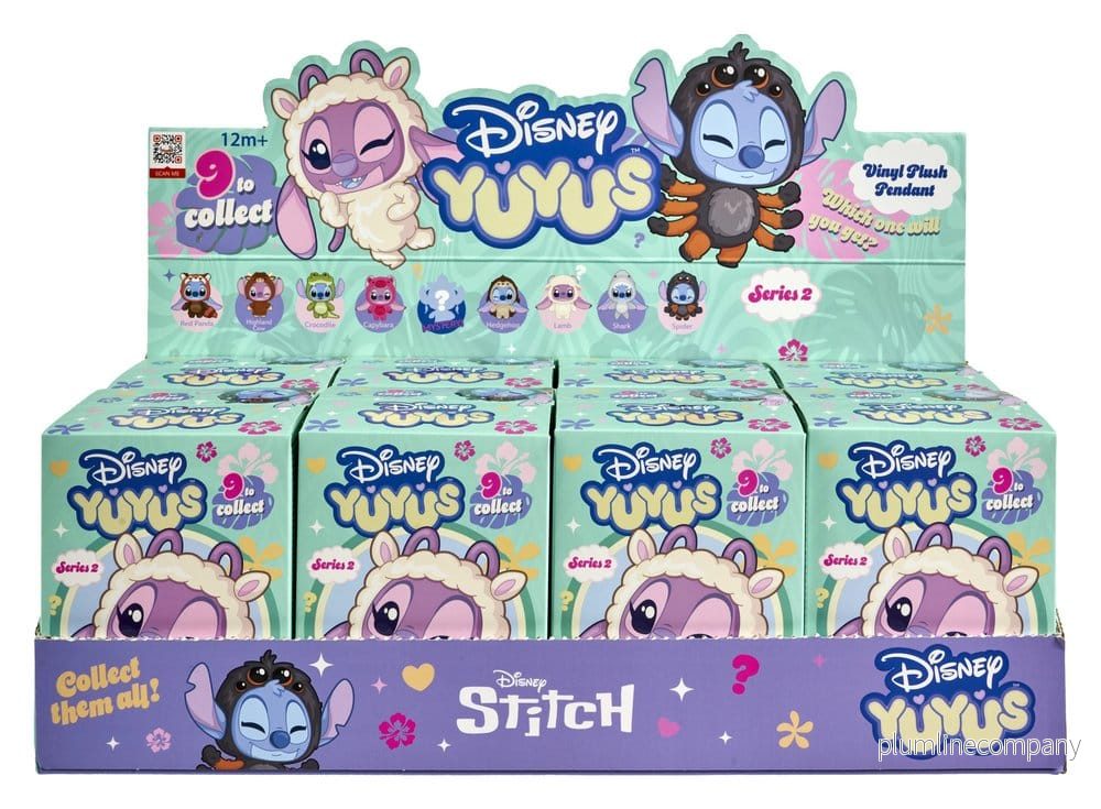 Disney YuYus gosedjursnyckelringar Våg 2 Stitch & Angel 13 cm Blindbox Display (8) - Bild 2