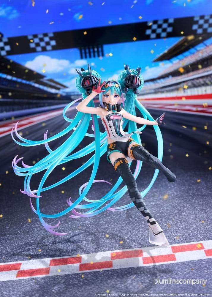 Hatsune Miku Taito Kuji PVC-figur Racing Miku 2026 Ver. Original 18 cm - Bild 2