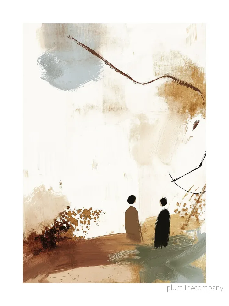 Abstract Encounter in Nature Poster Abstract Encounter in Nature Poster