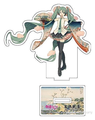 Hatsune Miku x Katsushika Hokusai iXima Die-Cut Akrylställning Shinagawa Gotenyama på Tokaidō 10 cm (5) Hatsune Miku x Katsushika Hokusai iXima Die-Cut Akrylställning Shinagawa Gotenyama på Tokaidō 10 cm (5)