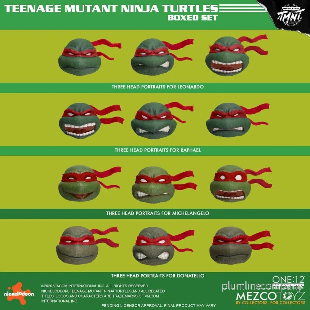 Teenage Mutant Ninja Turtles One:12 Collective Actionfigurset 1/12 i låda, 17 cm - Bild 3