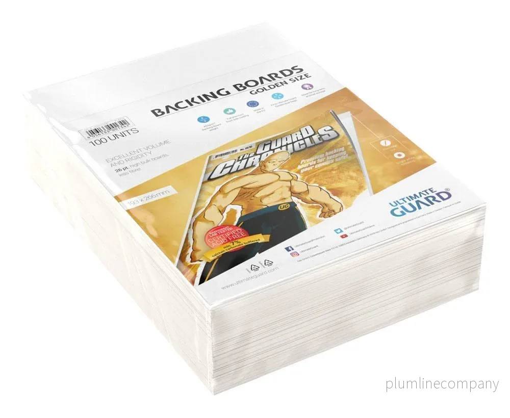 Ultimate Guard Comic Backing Boards - Guldstorlek (100-pack) - Bild 2