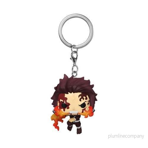 Demon Slayer: Kimetsu no Yaiba POP! Vinyl Nyckelrings 4 cm Tanjiro (Dancing Flash) Display (12)