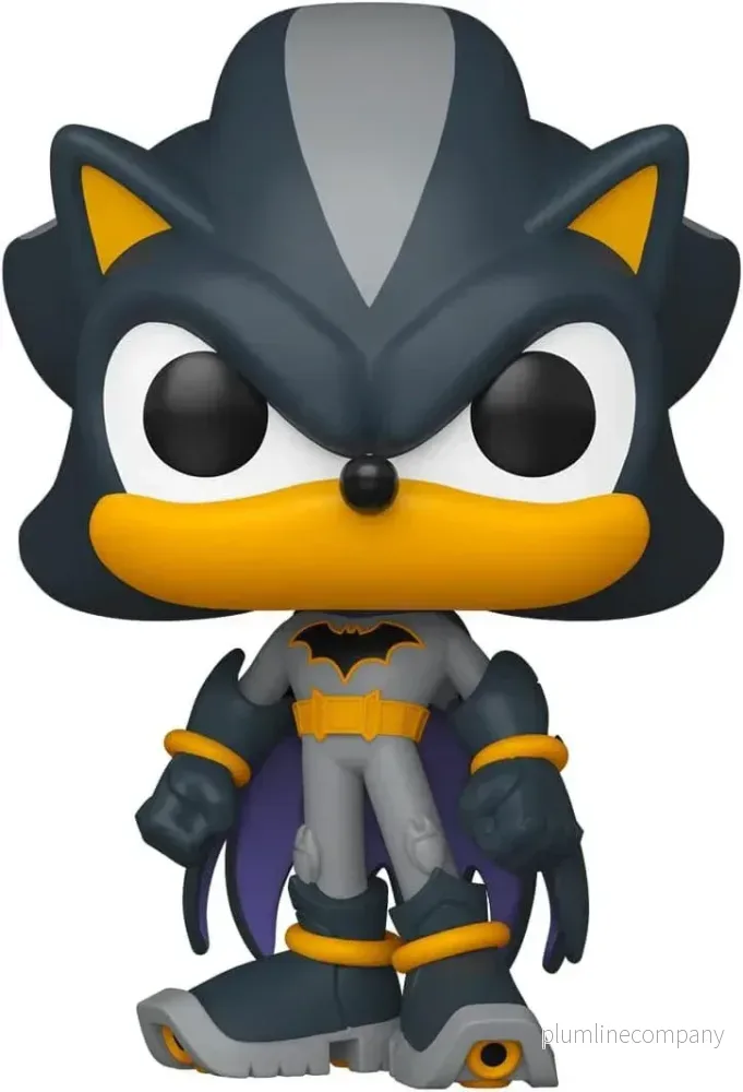 DC:s Justice League och Sonic the Hedgehog POP! Movies Figurer Shadow/Batman 9 cm - Bild 2