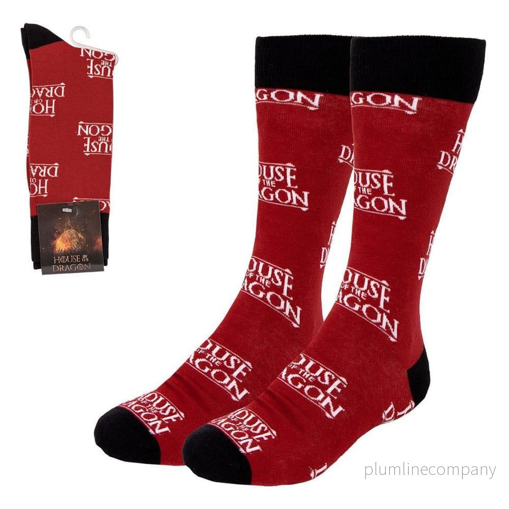 House of the Dragon Strumpor med Logotyp (6-pack)