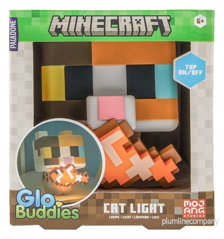 Minecraft GloBuddies Light Cat 15 cm