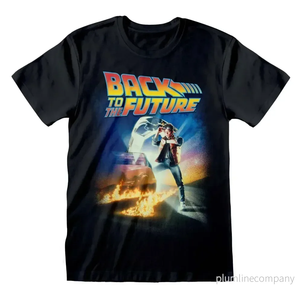Back to the Future T-Shirt Stl L Back to the Future T-Shirt Stl L