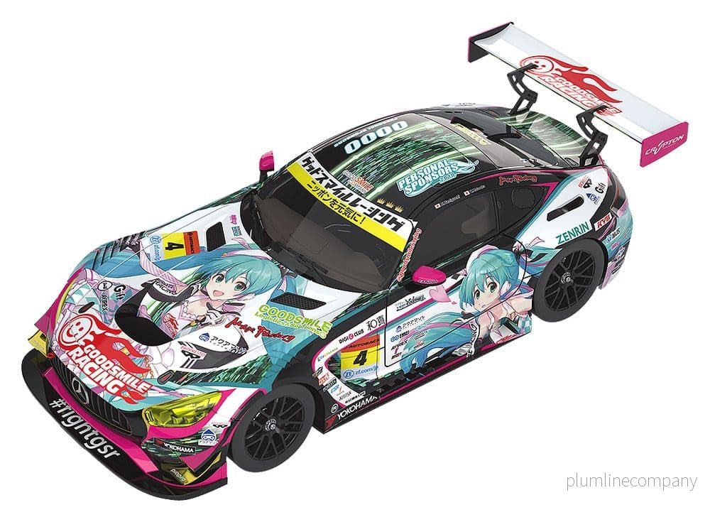 Good Smile Hatsune Miku AMG 2019 SUPER GT – 1/64 Skala Minibil, 7 cm Good Smile Hatsune Miku AMG 2019 SUPER GT – 1/64 Skala Minibil, 7 cm