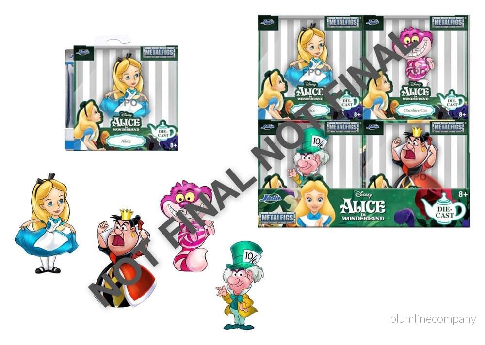 Alice i Underlandet Minifigurer 6 cm Våg 1 Display (12) Alice i Underlandet Minifigurer 6 cm Våg 1 Display (12)