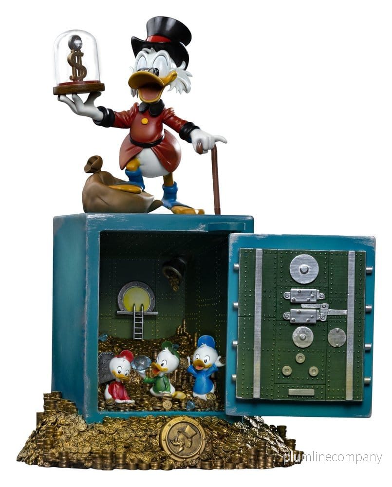 Duck Tales Art Scale-figur 1/10 Farbror Joakim och brorsönerna 30 cm
