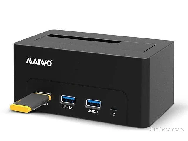 Maiwo K308H USB 3.1 GEN1 5Gbps Dockningsstation för 1st 2,5-3,5 SATA HDD SSD upp till 14TB med stöd för UASP 3xUSB3.1 hubb Maiwo K308H USB 3.1 GEN1 5Gbps Dockningsstation för 1st 2,5-3,5 SATA HDD SSD upp till 14TB med stöd för UASP 3xUSB3.1 hubb