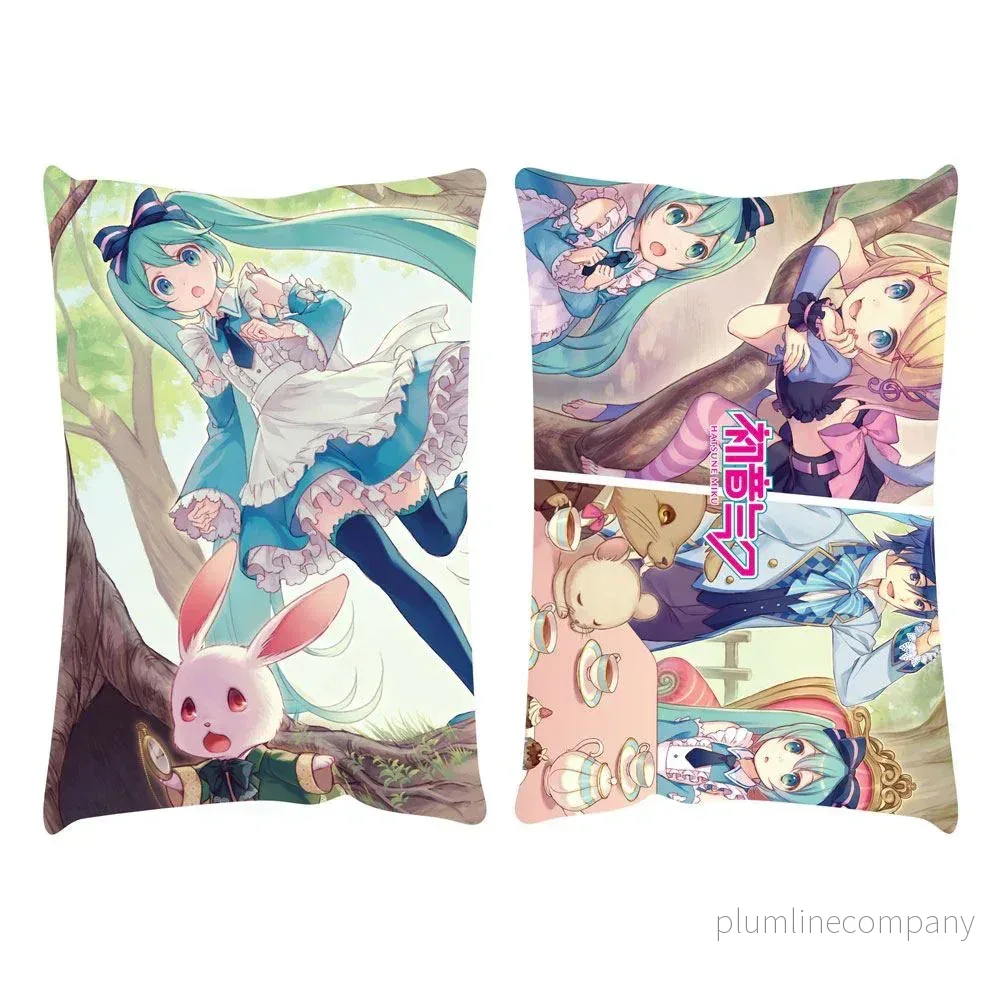 Hatsune Miku Kudde Miku i Wonderland 50 x 35 cm