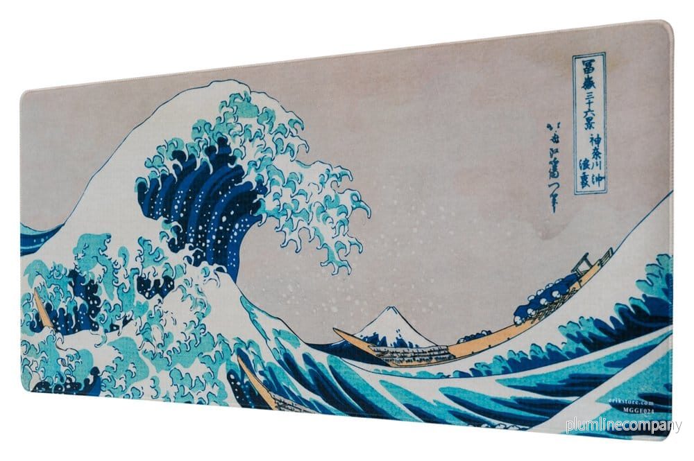Hokusai Den Stora Vågen i Kanagawa XL Musmatta 80 x 35 cm - Bild 3