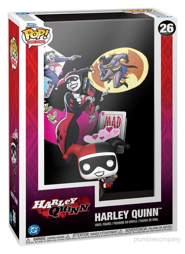 DC Comics POP! Comic Covers Figur Harley Quinn 9 cm - Bild 2