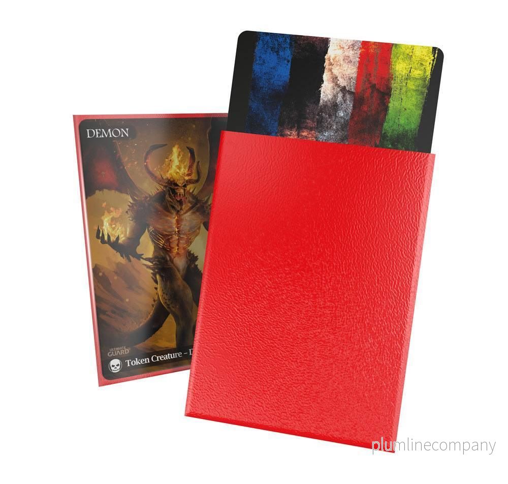 Ultimate Guard Cortex Sleeves Matte Standard Size (100) - Röd - Bild 3