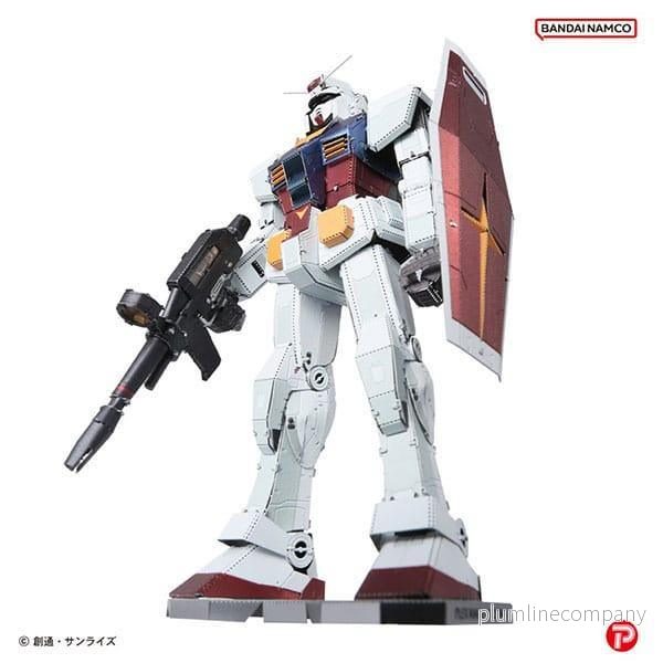 Mobile Suit Gundam Metallic Nano Puzzle Model Kit RX-78-2 12 cm - Bild 3