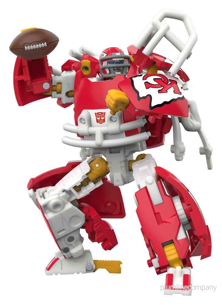 Transformers x NFL Actionfigur Kansas City Chiefs: KC-59 14 cm Transformers x NFL Actionfigur Kansas City Chiefs: KC-59 14 cm