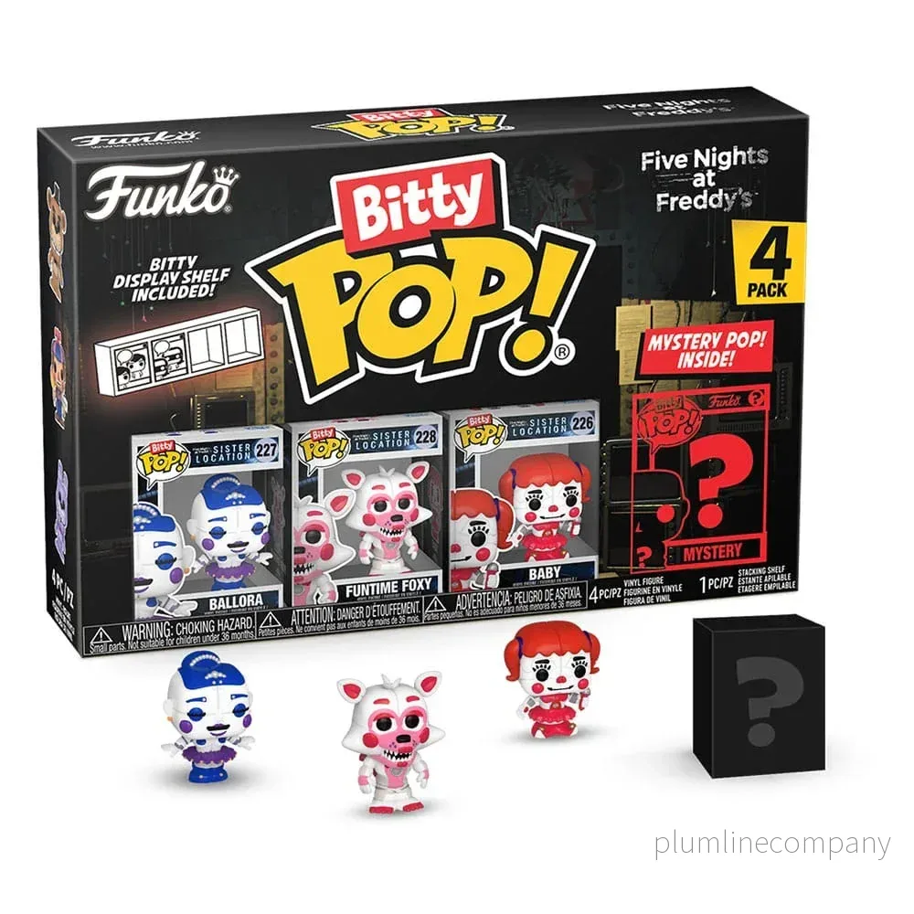 Five Nights at Freddy’s Bitty POP! Vinyl Figur 4-Pack Ballora