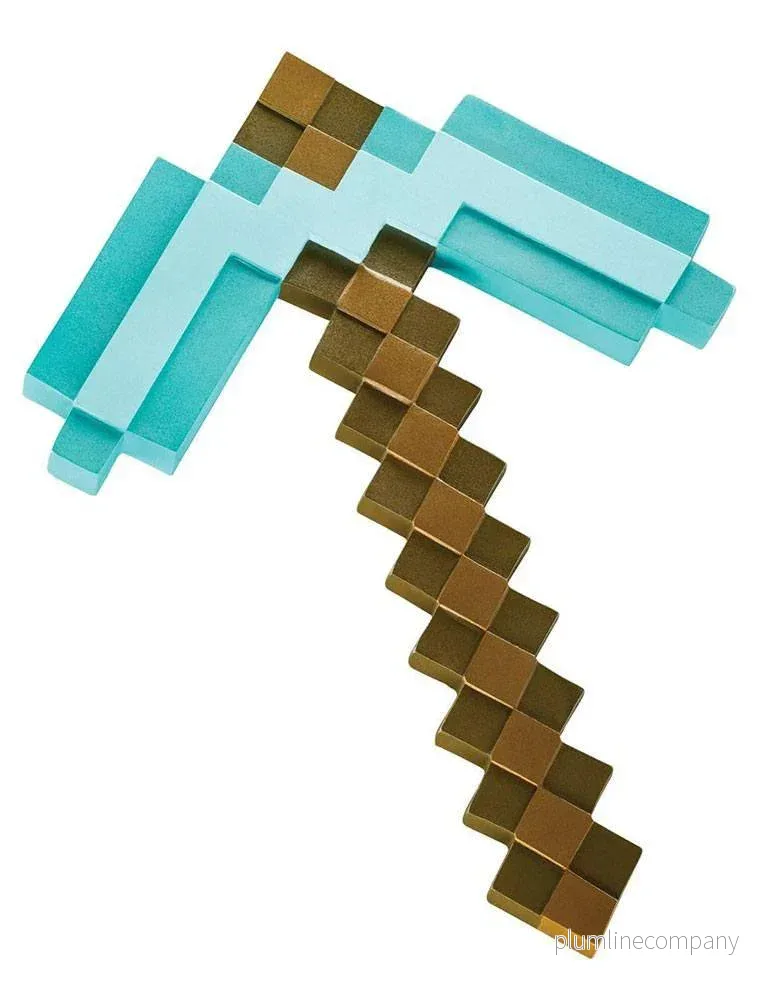 Minecraft Plastreplica Diamond Pickaxe 40 cm Minecraft Plastreplica Diamond Pickaxe 40 cm