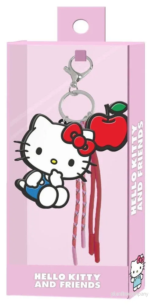 Sanrio Charm Nyckelring Hello Kitty Face Sanrio Charm Nyckelring Hello Kitty Face