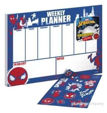 Spider-Man A4 Desk Pad Red, White and Blue Display (12) Spider-Man A4 Desk Pad Red, White and Blue Display (12)