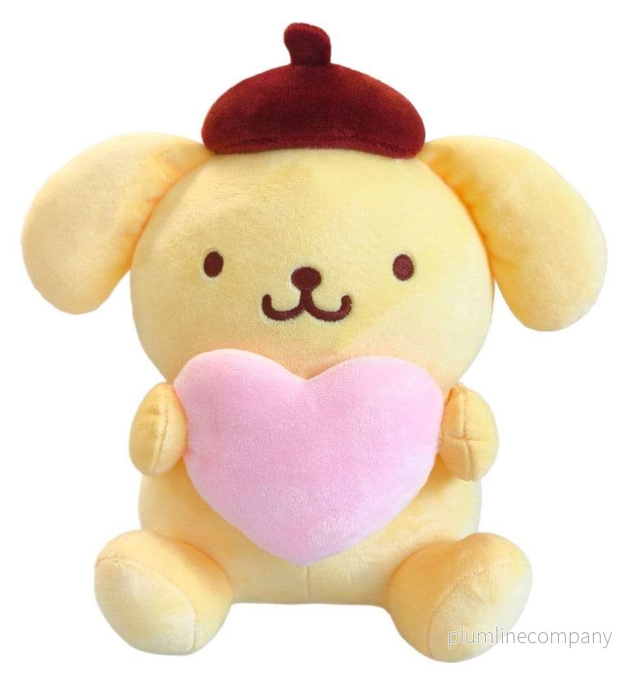 Sanrio Gosedjursfigur Pompompurin Love Edition 25 cm Sanrio Gosedjursfigur Pompompurin Love Edition 25 cm