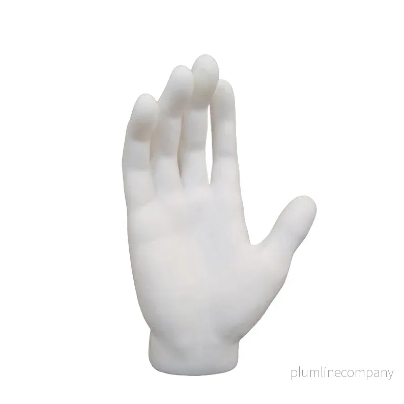 Hand, vit ”marmor” Hand, vit ”marmor”