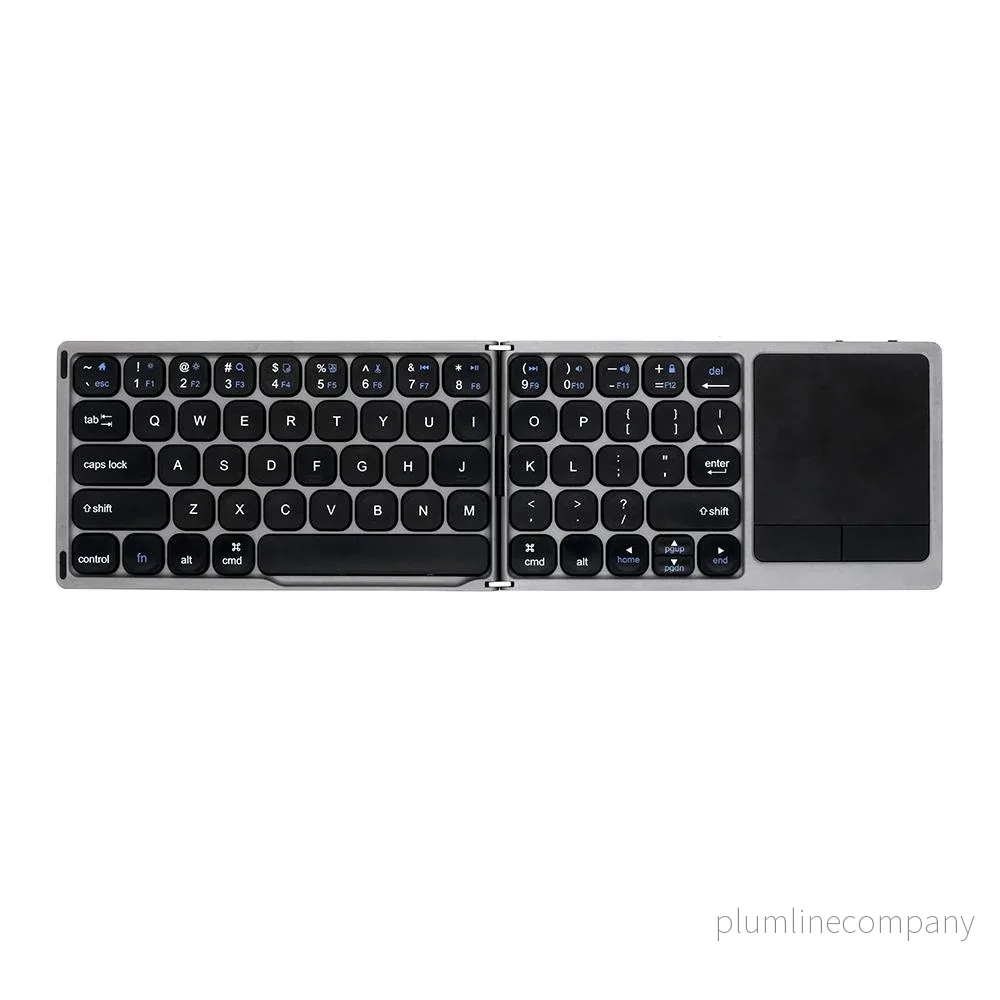 NÖRDIC Bluetooth-tangentbord med pekplatta US Layout 64keys MacOS, iOS, Windows, Android