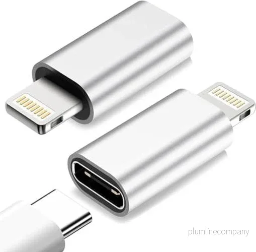 NÖRDIC USBC C hona till Lightning ha (Non MFI) adapter silver NÖRDIC USBC C hona till Lightning ha (Non MFI) adapter silver