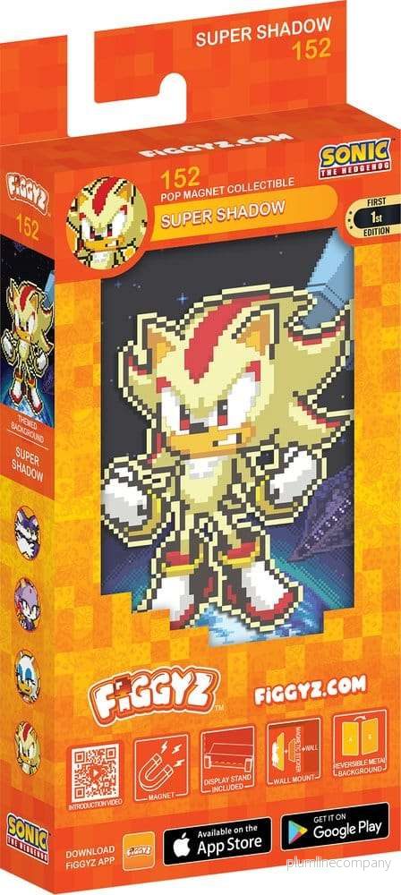 Sonic the Hedgehog (Modern) FiGGYZ Magnet Collectible Super Shadow 11 cm - Bild 2