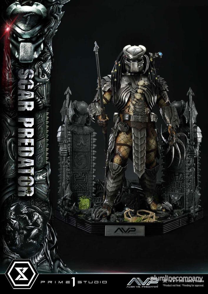 The Alien vs. Predator Museum Masterline Series Statue 1/3 Scar Predator 93 cm The Alien vs. Predator Museum Masterline Series Statue 1/3 Scar Predator 93 cm