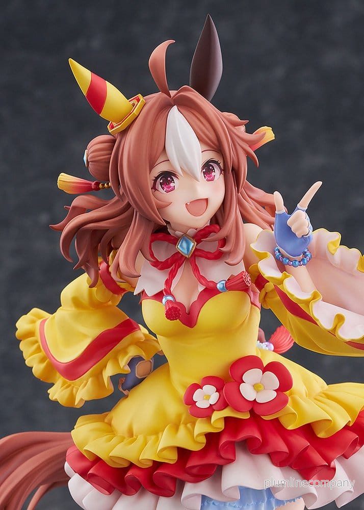 Umamusume: Pretty Derby PVC-figur 1/7 Copano Rickey Signaturracekläder-version, 26 cm - Bild 3