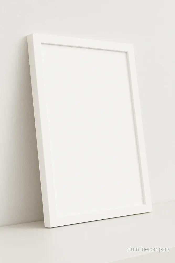 Vit träram 50x70cm