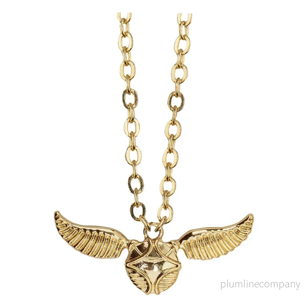 Harry Potter Halsband med Pendant Golden Snitch