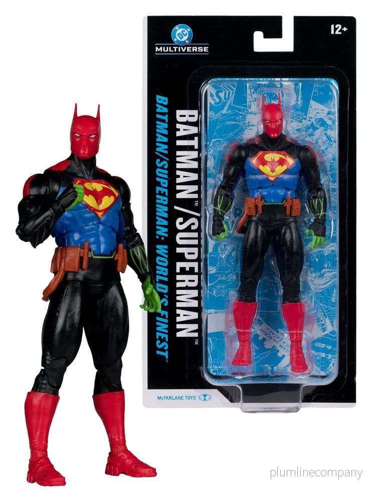 DC Multiverse Actionfigur Batman/Superman Fusion (World's Finest) 18 cm - Bild 2
