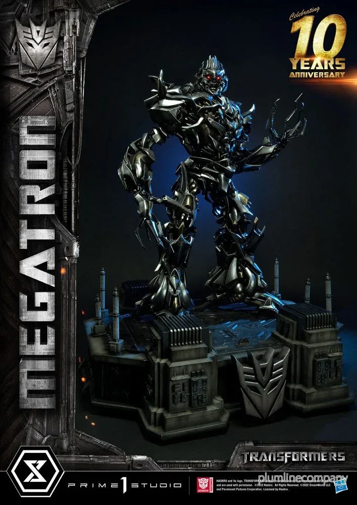 Transformers Museum Masterline staty Megatron Deluxe Bonus Version 84 cm