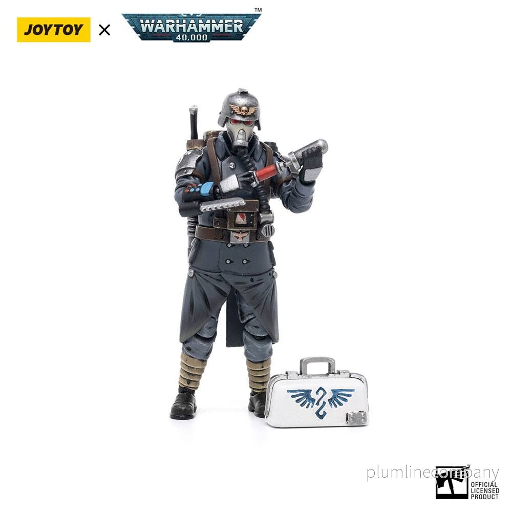 Warhammer 40k Action Figur 1/18 Death Korps of Krieg Veteran Squad Guardsman Medic 10 cm - Bild 2