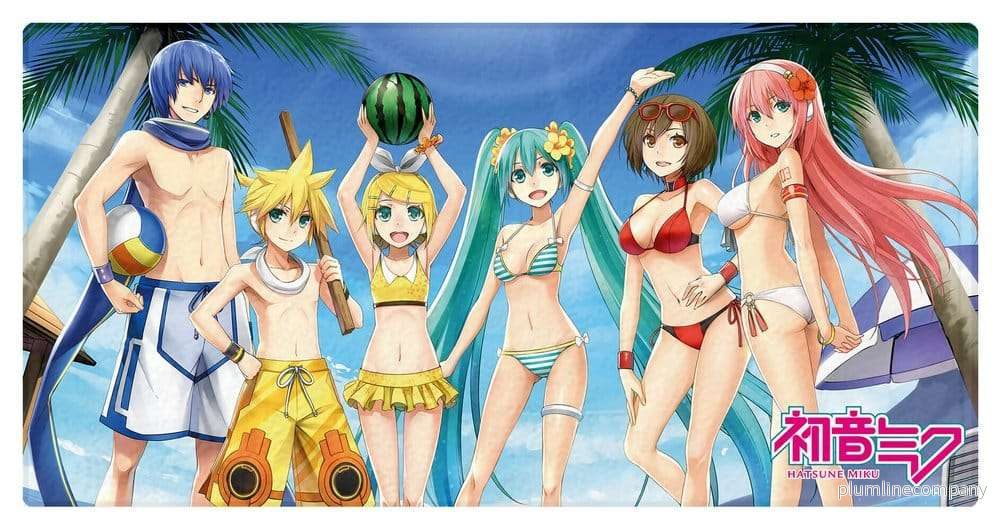 Hatsune Miku XXL strandhandduk Summertime! 150 x 75 cm Hatsune Miku XXL strandhandduk Summertime! 150 x 75 cm