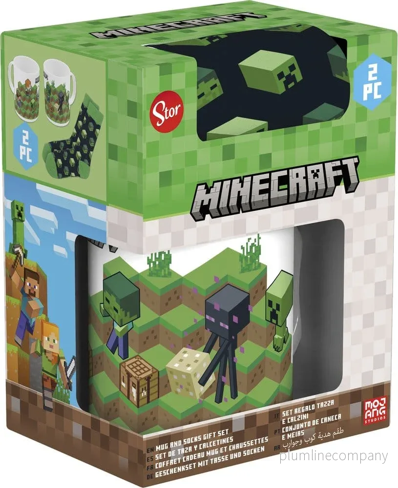 Minecraft Mugg och Strumpor Set - Bild 2