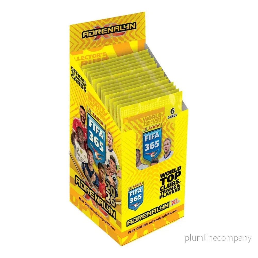 FIFA 365 Adrenalyn XL 2026 Trading Cards Flow Packs Display (24) FIFA 365 Adrenalyn XL 2026 Trading Cards Flow Packs Display (24)
