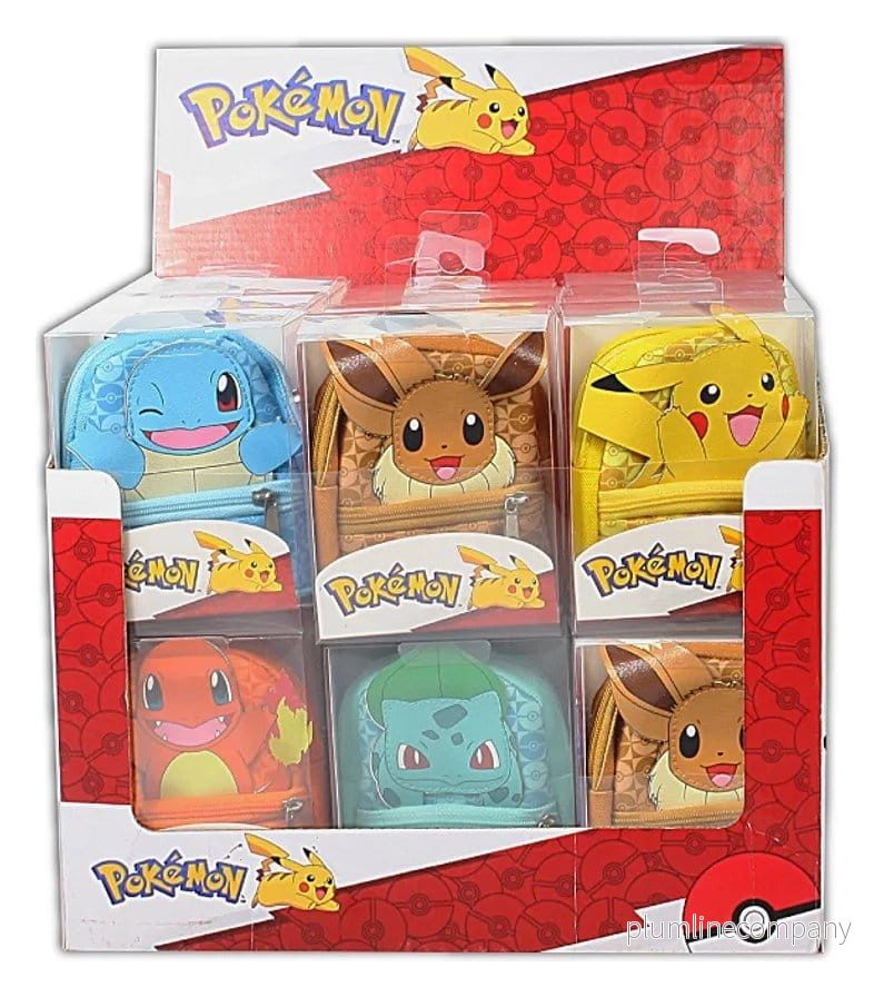Pokémon Mini Ryggsäck Display 12 cm (24-pack)