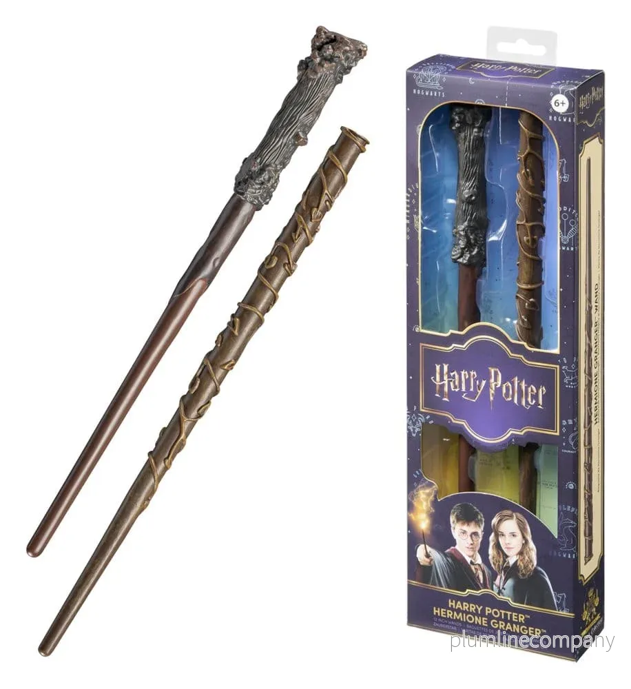 Harry Potter Rollspelsreplika Trollstavar 2-pack Harry Potter & Hermione Granger 31 cm - Bild 2