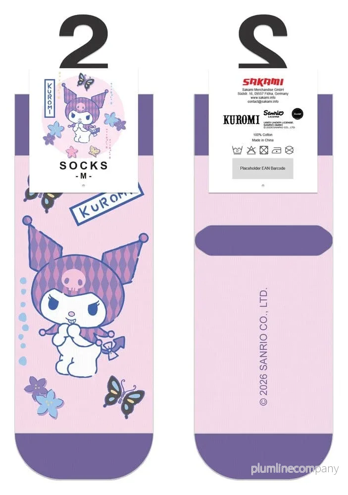 Sanrio Socker Kuromi Japansk Kort 36-40 - Bild 3