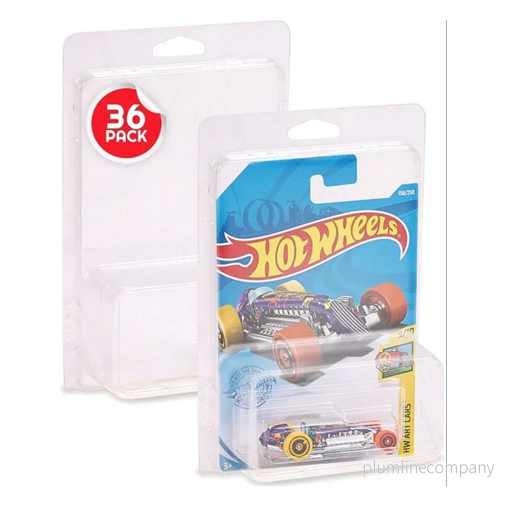 Hot Wheels Blisters 36-Pack för Långt Kort Mainline - Bild 2