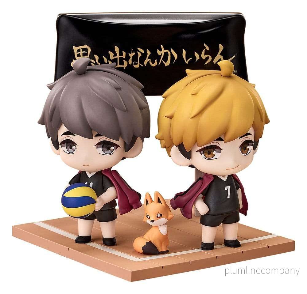 Haikyu!! Qset+ minifigurer 2-pack Atsumu Miya & Osamu Miya 8 cm Haikyu!! Qset+ minifigurer 2-pack Atsumu Miya & Osamu Miya 8 cm