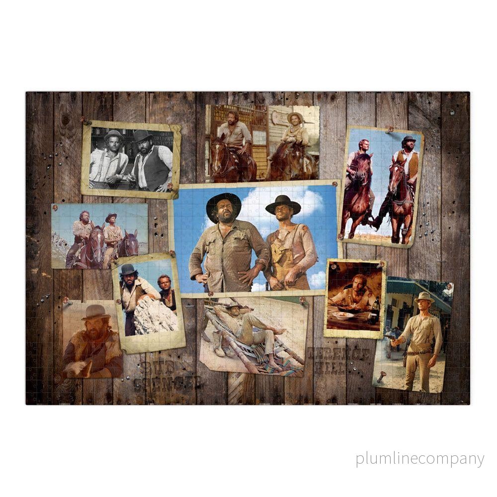 Bud Spencer & Terence Hill Pussel - Western Foto Vägg (1000 bitar) - Bild 2