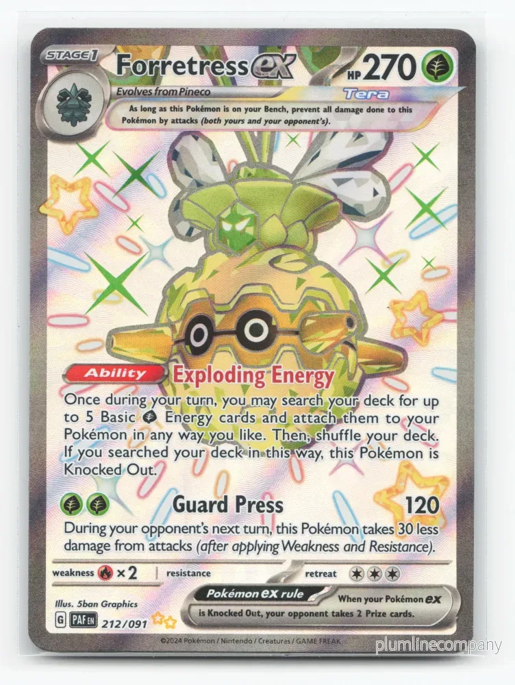 Forretress ex 212/091 – Paldean Fates