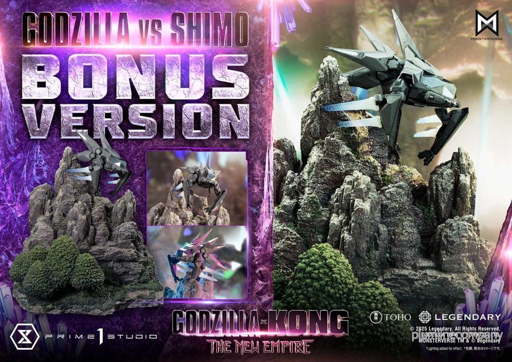 Godzilla x Kong: The New Empire Ultimate Diorama Masterline Series-staty Godzilla vs Shimo Bonus Version 86 cm - Bild 3